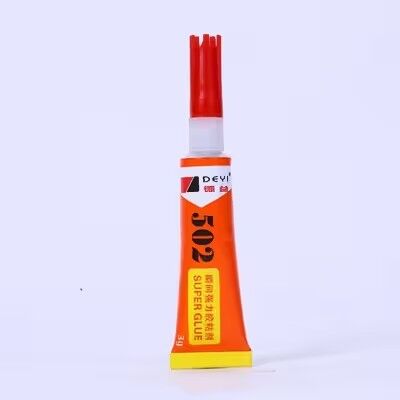 Résistance industrielle 502 Super colle (12 pcs x 3g) Adhésif à durcissement rapide pour différentes surfaces